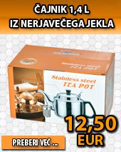 Čajnik iz nerjavečega jekla