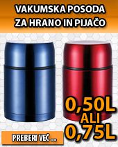 Termo vakumske posode za hrano in pijačo