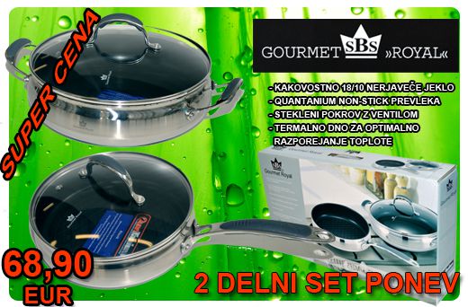 Set ponev 2/1 sbs gourmet royal SUPER CENA