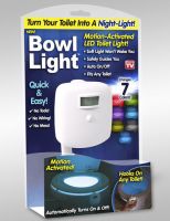 Toaletna LED lučka za wc školjko s sedmimi barvami