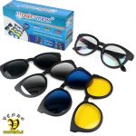 Sončna očala z magnetnimi zamenljivimi lečami 5v1